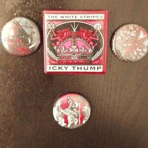 THE WHITE STRIPES COLLECTIBLE PINS